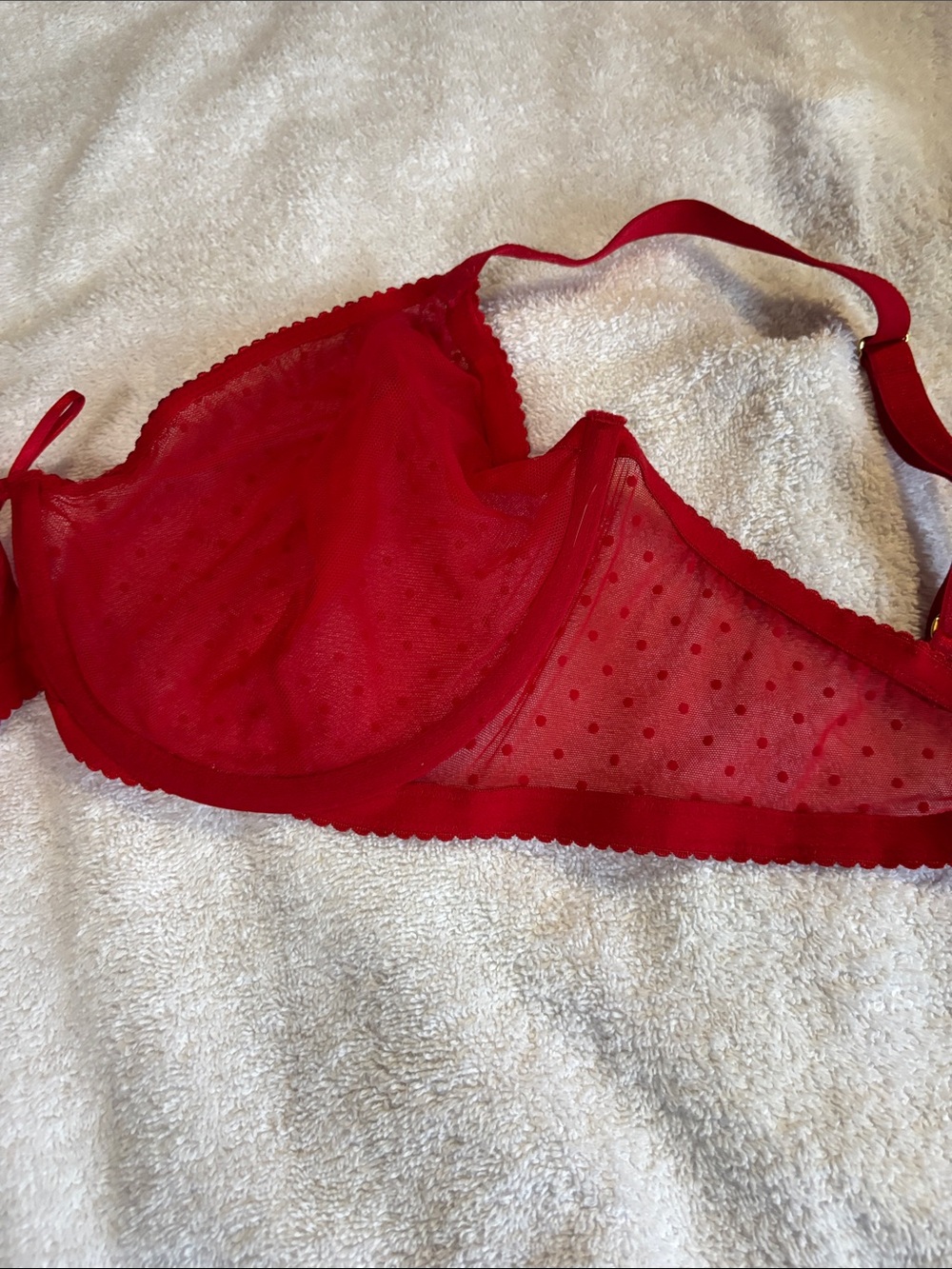Victoria's Secret Mixed Bra Lot - Black, Pink Floral, Solid Black, Red - Picture 2 of 16